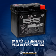 BATERIA YTZ7S KLX450/XRE300 - Mundimotos